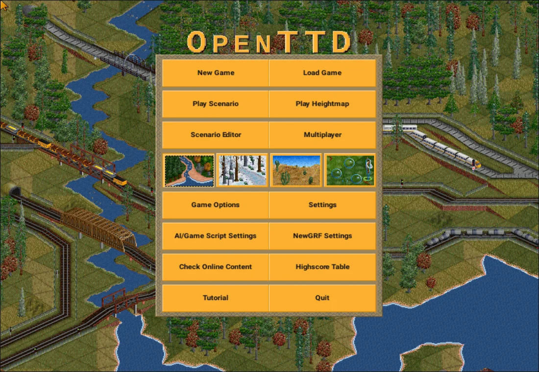 Actual interface capture of the featured project. Game and media credits are listed in Sources & credits.